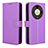 Custodia Portafoglio In Pelle Cover con Supporto BY1 per Huawei Honor Magic6 Lite 5G Viola