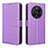 Custodia Portafoglio In Pelle Cover con Supporto BY1 per Huawei Mate 50 Pro Viola