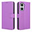 Custodia Portafoglio In Pelle Cover con Supporto BY1 per Huawei Nova 10 SE Viola