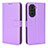 Custodia Portafoglio In Pelle Cover con Supporto BY1 per Huawei Nova 10 Viola