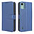 Custodia Portafoglio In Pelle Cover con Supporto BY1 per Nokia C12