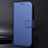 Custodia Portafoglio In Pelle Cover con Supporto BY1 per Nokia C20 Blu