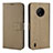 Custodia Portafoglio In Pelle Cover con Supporto BY1 per Nokia C200