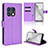 Custodia Portafoglio In Pelle Cover con Supporto BY1 per OnePlus 10 Pro 5G Viola