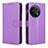 Custodia Portafoglio In Pelle Cover con Supporto BY1 per OnePlus 11R 5G Viola