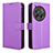 Custodia Portafoglio In Pelle Cover con Supporto BY1 per OnePlus 12 5G Viola