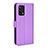 Custodia Portafoglio In Pelle Cover con Supporto BY1 per Oppo A95 4G Viola