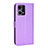 Custodia Portafoglio In Pelle Cover con Supporto BY1 per Oppo F21 Pro 4G Viola