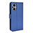 Custodia Portafoglio In Pelle Cover con Supporto BY1 per Oppo F21s Pro 5G Blu