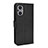 Custodia Portafoglio In Pelle Cover con Supporto BY1 per Oppo Reno7 Lite 5G Nero