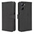 Custodia Portafoglio In Pelle Cover con Supporto BY1 per Realme 10S 5G Nero