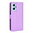 Custodia Portafoglio In Pelle Cover con Supporto BY1 per Realme 9i 4G Viola