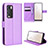 Custodia Portafoglio In Pelle Cover con Supporto BY1 per Realme GT Master Explorer 5G Viola