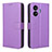 Custodia Portafoglio In Pelle Cover con Supporto BY1 per Realme GT Neo5 SE 5G Viola