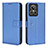 Custodia Portafoglio In Pelle Cover con Supporto BY1 per Realme GT2 Master Explorer Blu