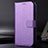 Custodia Portafoglio In Pelle Cover con Supporto BY1 per Samsung Galaxy A03s Viola