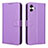 Custodia Portafoglio In Pelle Cover con Supporto BY1 per Samsung Galaxy A04 4G Viola