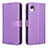 Custodia Portafoglio In Pelle Cover con Supporto BY1 per Samsung Galaxy A23 5G SC-56C Viola