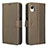 Custodia Portafoglio In Pelle Cover con Supporto BY1 per Samsung Galaxy A23s