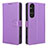 Custodia Portafoglio In Pelle Cover con Supporto BY1 per Sony Xperia 1 V