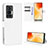 Custodia Portafoglio In Pelle Cover con Supporto BY1 per Vivo X70 Pro 5G Bianco