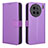 Custodia Portafoglio In Pelle Cover con Supporto BY1 per Vivo X90 Pro 5G Viola