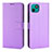 Custodia Portafoglio In Pelle Cover con Supporto BY1 per Wiko T10 Viola