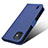 Custodia Portafoglio In Pelle Cover con Supporto BY1 per Wiko Y82 Blu