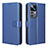 Custodia Portafoglio In Pelle Cover con Supporto BY1 per Xiaomi Mi 12T Pro 5G Blu