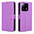 Custodia Portafoglio In Pelle Cover con Supporto BY1 per Xiaomi Mi 13 Pro 5G Viola