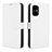 Custodia Portafoglio In Pelle Cover con Supporto BY1 per Xiaomi Poco M4 5G Bianco