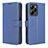Custodia Portafoglio In Pelle Cover con Supporto BY1 per Xiaomi Poco X5 Pro 5G Blu