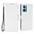 Custodia Portafoglio In Pelle Cover con Supporto BY1 per Xiaomi Redmi 11 Prime 5G Bianco
