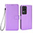 Custodia Portafoglio In Pelle Cover con Supporto BY1 per Xiaomi Redmi K40S 5G Viola