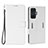 Custodia Portafoglio In Pelle Cover con Supporto BY1 per Xiaomi Redmi K50 Gaming 5G Bianco