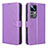 Custodia Portafoglio In Pelle Cover con Supporto BY1 per Xiaomi Redmi K50 Ultra 5G Viola