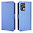 Custodia Portafoglio In Pelle Cover con Supporto BY1 per Xiaomi Redmi K50i 5G Blu