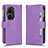 Custodia Portafoglio In Pelle Cover con Supporto BY2 per Asus ZenFone 10 Viola