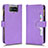 Custodia Portafoglio In Pelle Cover con Supporto BY2 per Asus Zenfone 7 Pro ZS671KS Viola