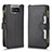 Custodia Portafoglio In Pelle Cover con Supporto BY2 per Asus Zenfone 7 ZS670KS Nero