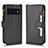 Custodia Portafoglio In Pelle Cover con Supporto BY2 per Google Pixel 6 Pro 5G Nero