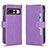 Custodia Portafoglio In Pelle Cover con Supporto BY2 per Google Pixel 7 Pro 5G Viola