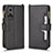 Custodia Portafoglio In Pelle Cover con Supporto BY2 per Huawei Honor 50 5G Nero