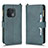 Custodia Portafoglio In Pelle Cover con Supporto BY2 per OnePlus 10 Pro 5G Verde