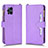 Custodia Portafoglio In Pelle Cover con Supporto BY2 per Oppo Find X3 Pro 5G Viola