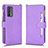 Custodia Portafoglio In Pelle Cover con Supporto BY2 per Realme GT Master 5G Viola