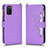 Custodia Portafoglio In Pelle Cover con Supporto BY2 per Samsung Galaxy A02s Viola