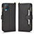 Custodia Portafoglio In Pelle Cover con Supporto BY2 per Samsung Galaxy A12 5G Nero