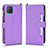 Custodia Portafoglio In Pelle Cover con Supporto BY2 per Samsung Galaxy A12 Nacho Viola