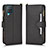 Custodia Portafoglio In Pelle Cover con Supporto BY2 per Samsung Galaxy A12 Nero